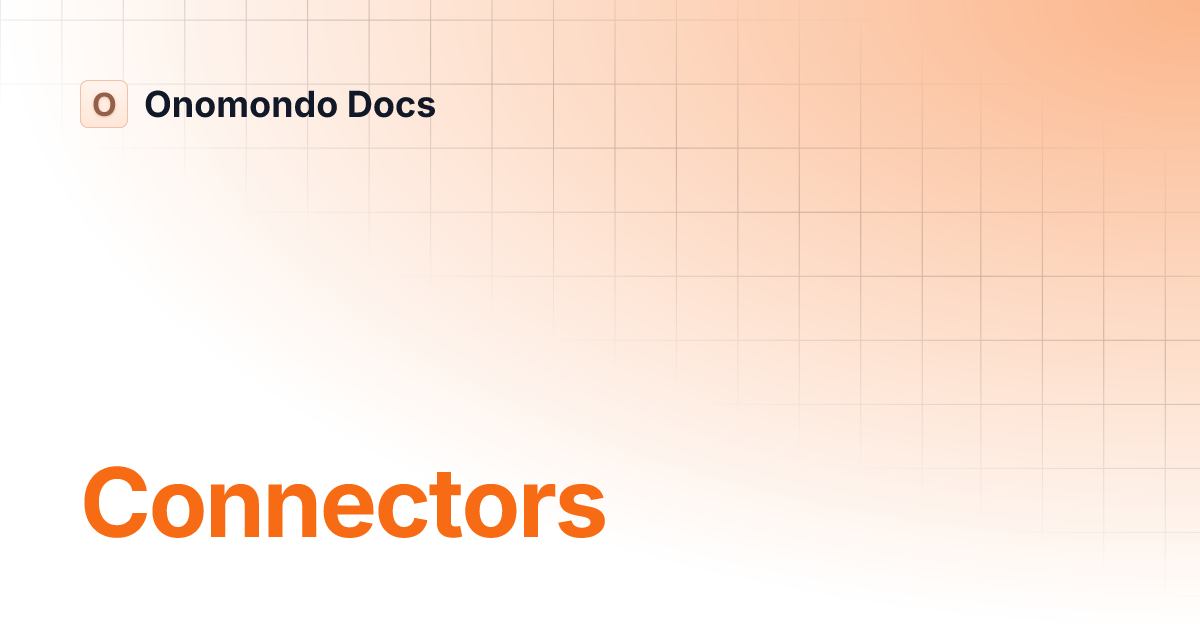 connectors-onomondo-docs